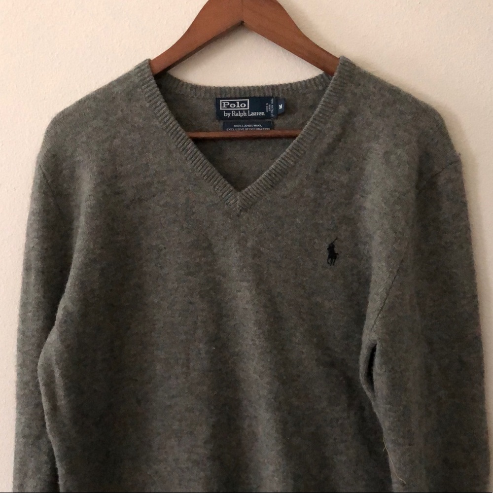 Polo Lambs Wool Sweater Sz M